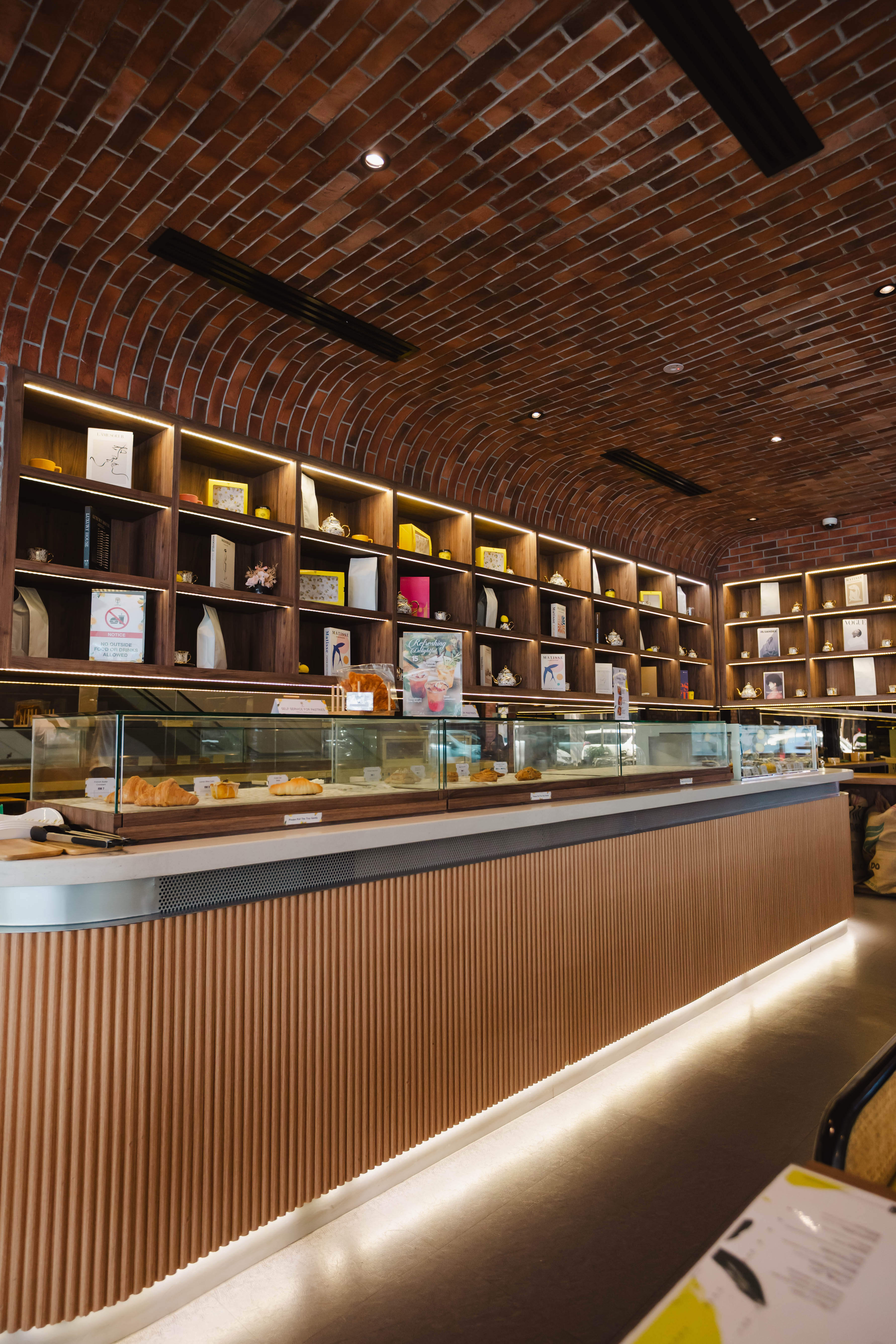 The interior of the Botanical cafe in Vienna