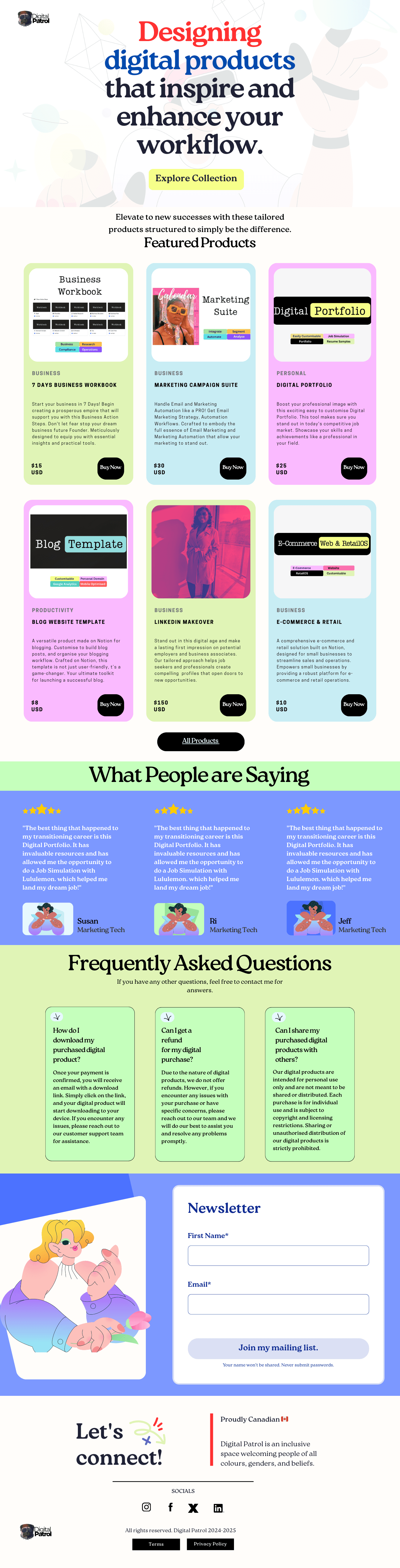 Digital Patrol E-Commerce Website