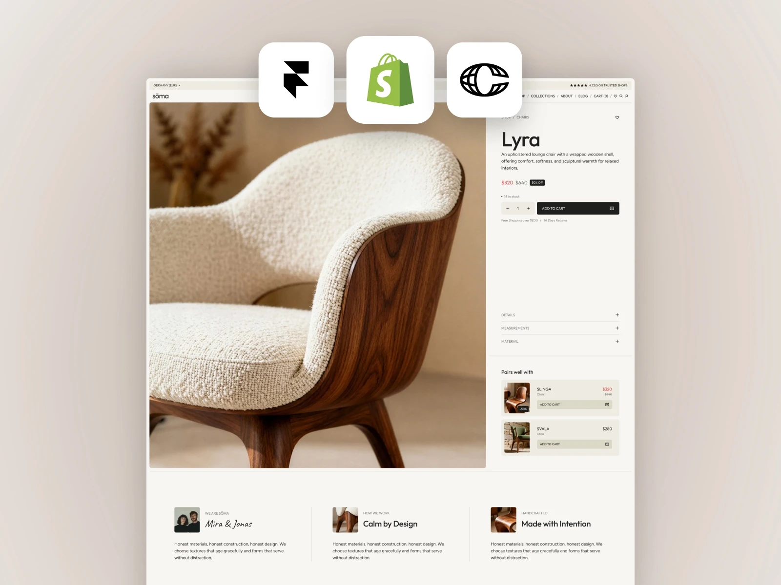 Sooma Framer template