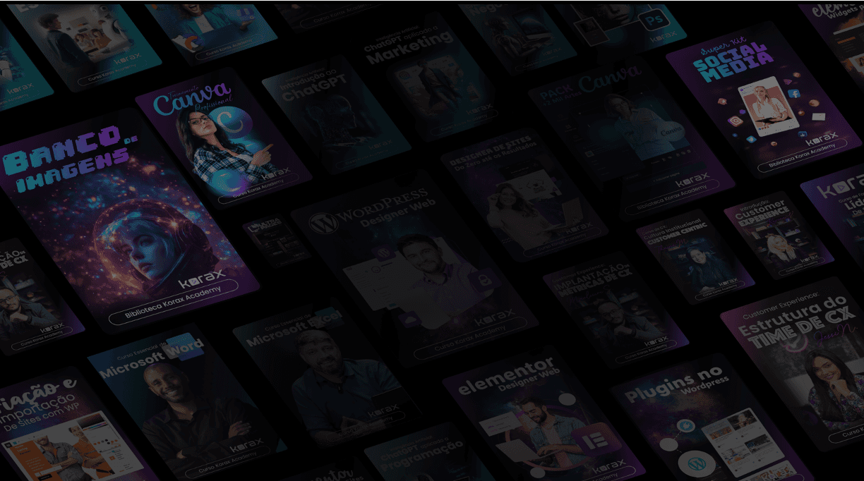 A close-up view of a dark, abstract background with a grid of colorful, overlapping tiles or panels.