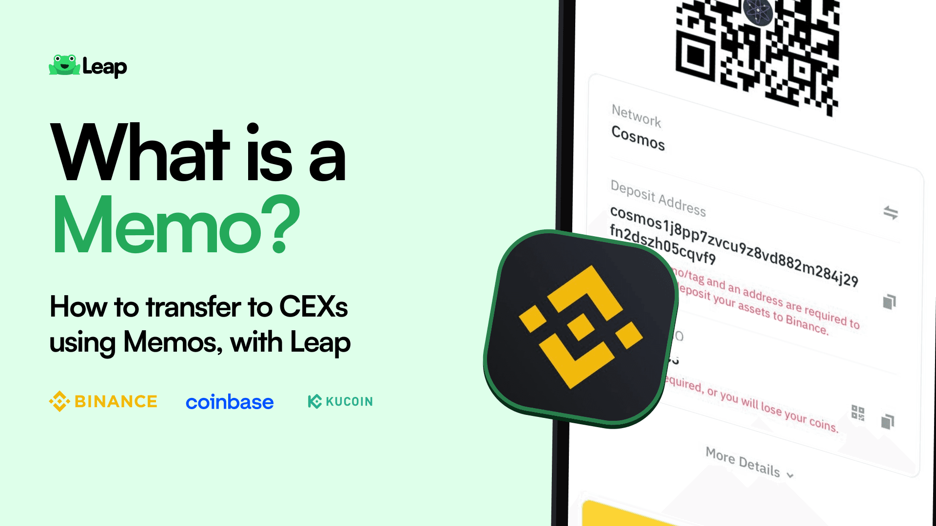 What are Memos in CEX transfers? - Leap Wallet