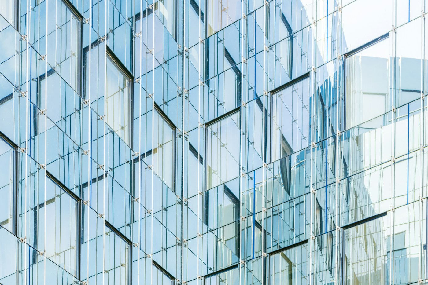 Contemporary glass commercial building