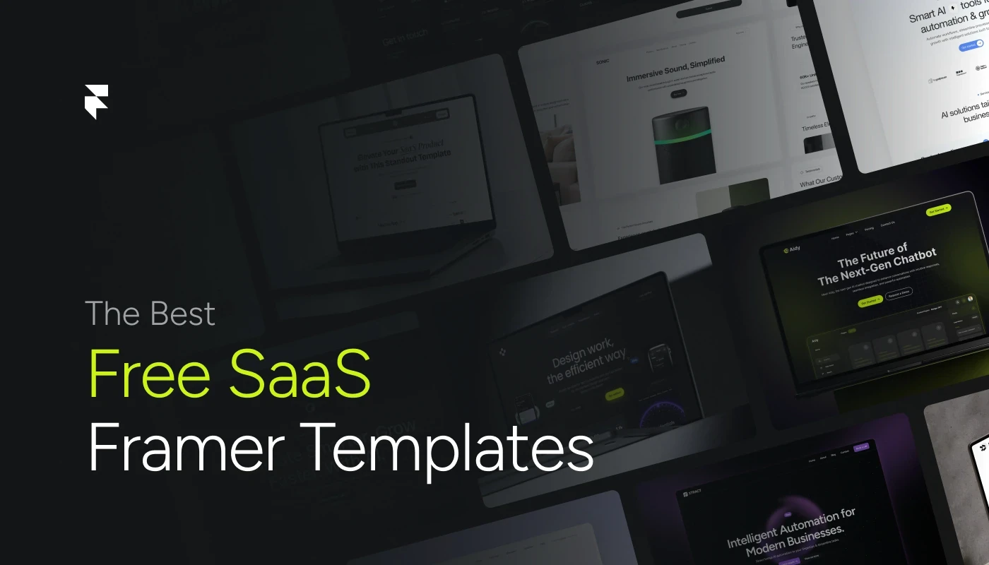 Best Free SaaS Framer Templates