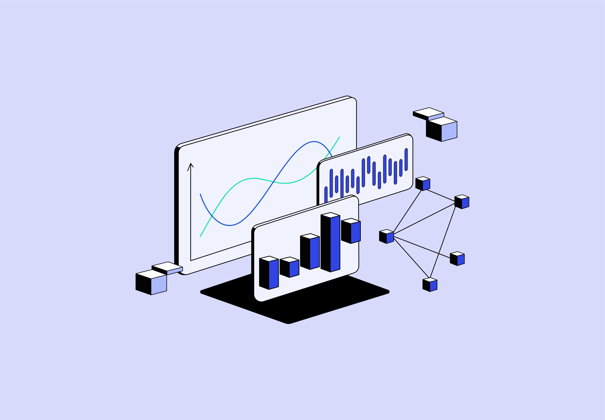 Analysis Charts, Tree Diagram Illustrations
