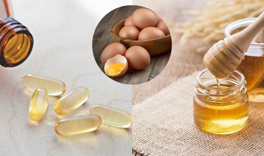 Mặt nạ lòng đỏ trứng gà trị nám kết hợp với vitamin E
