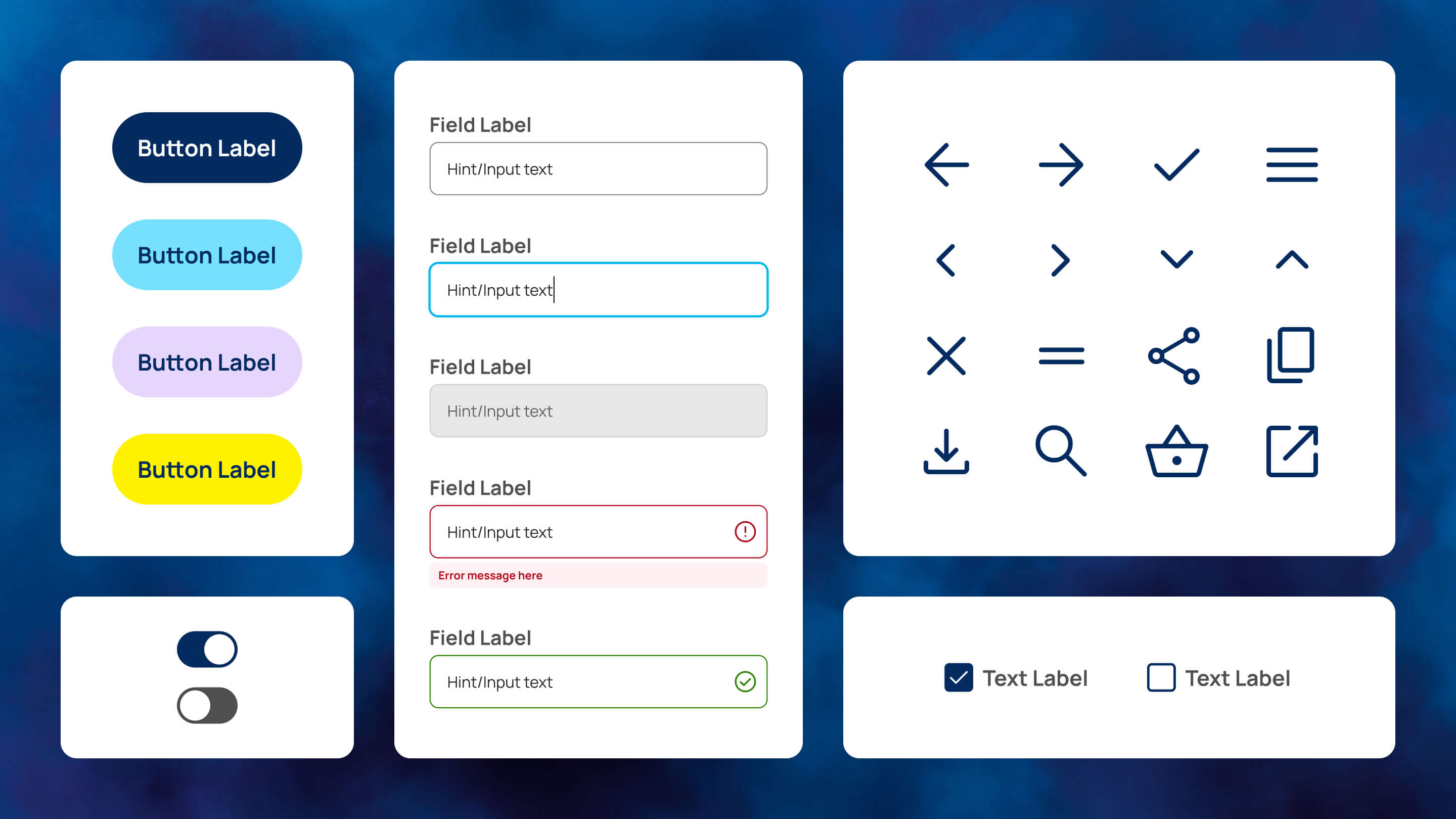 Adnams UI component design