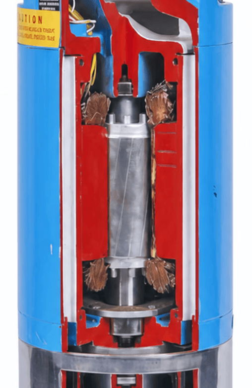 Cast iron body of an Audex AW submersible slurry pump