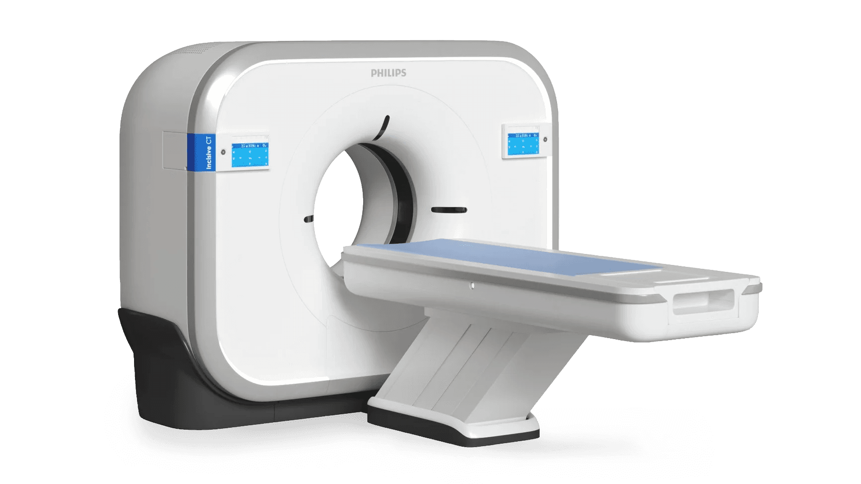 Photo of the advanced CT scanner, Philips Incisive 128 slices ultra low dose.