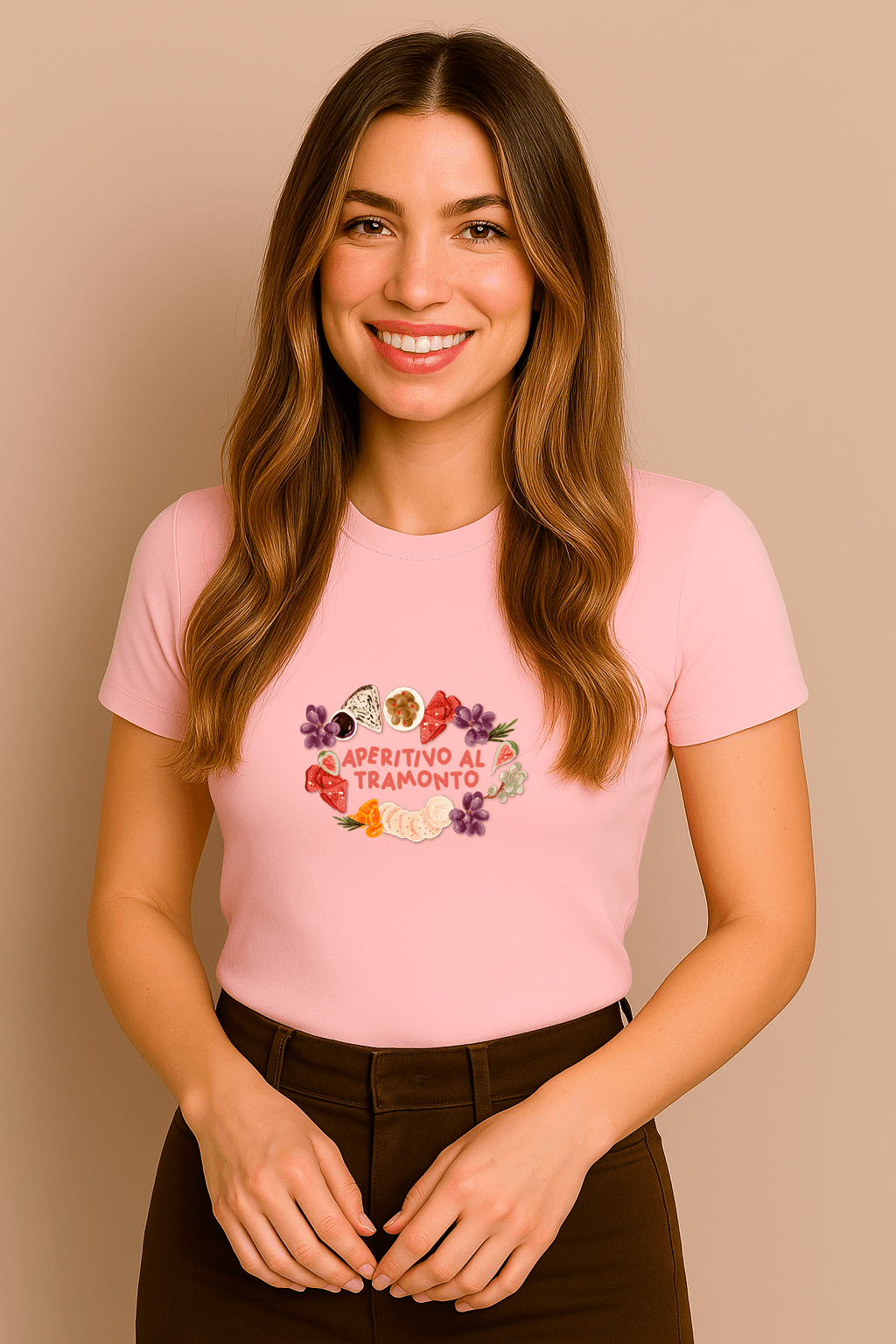 Woman in black jacket