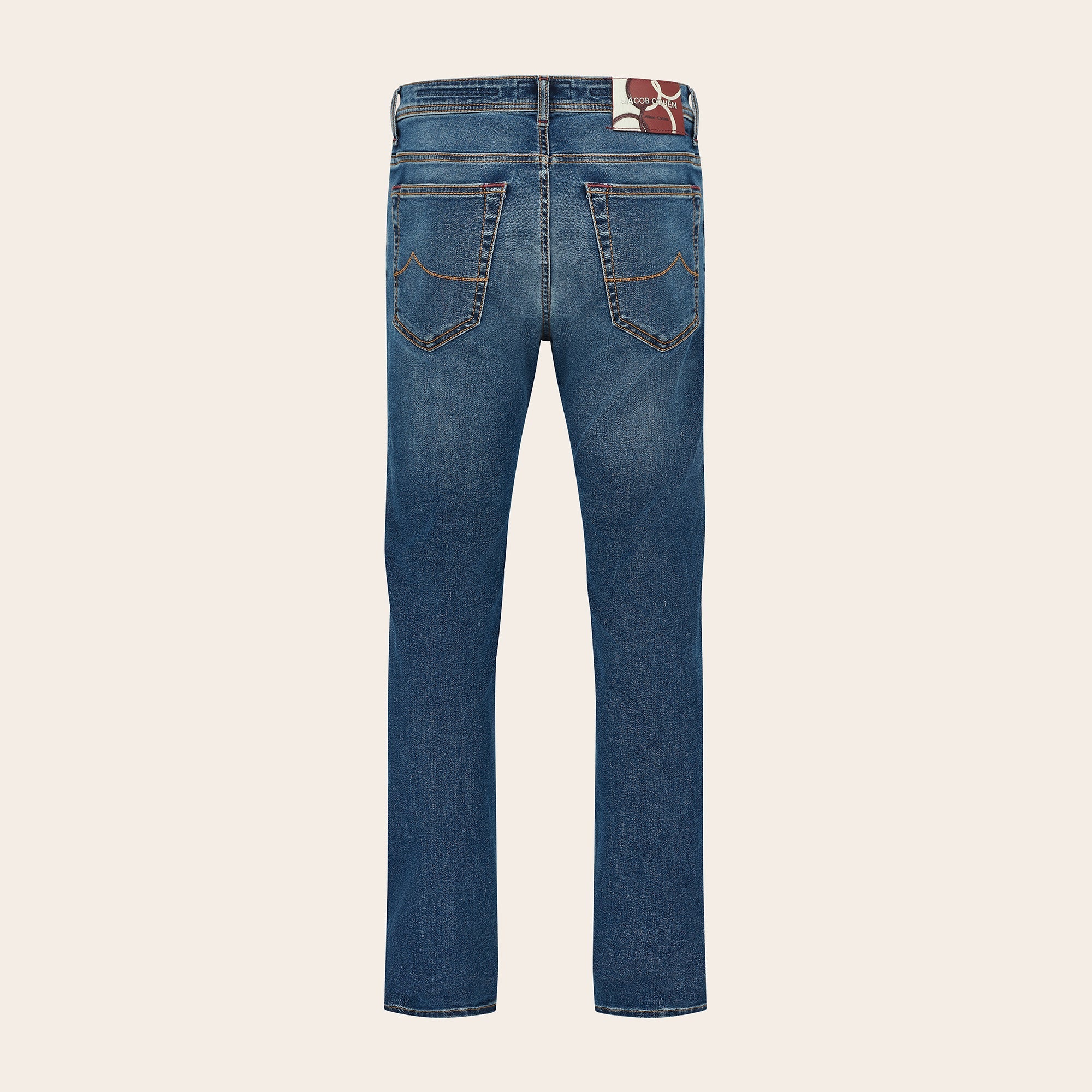 Bard Slim Fit Cortina Jeans in Medium Blue - Mandelli UK