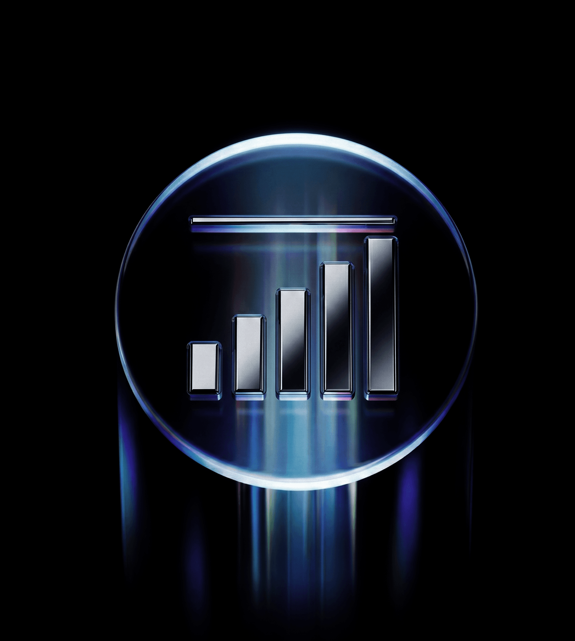 a black and white photo of an abstract object