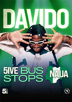 Davido 5IVE Alive Nigeria Tour 2025 campaign design — MetaCraft.