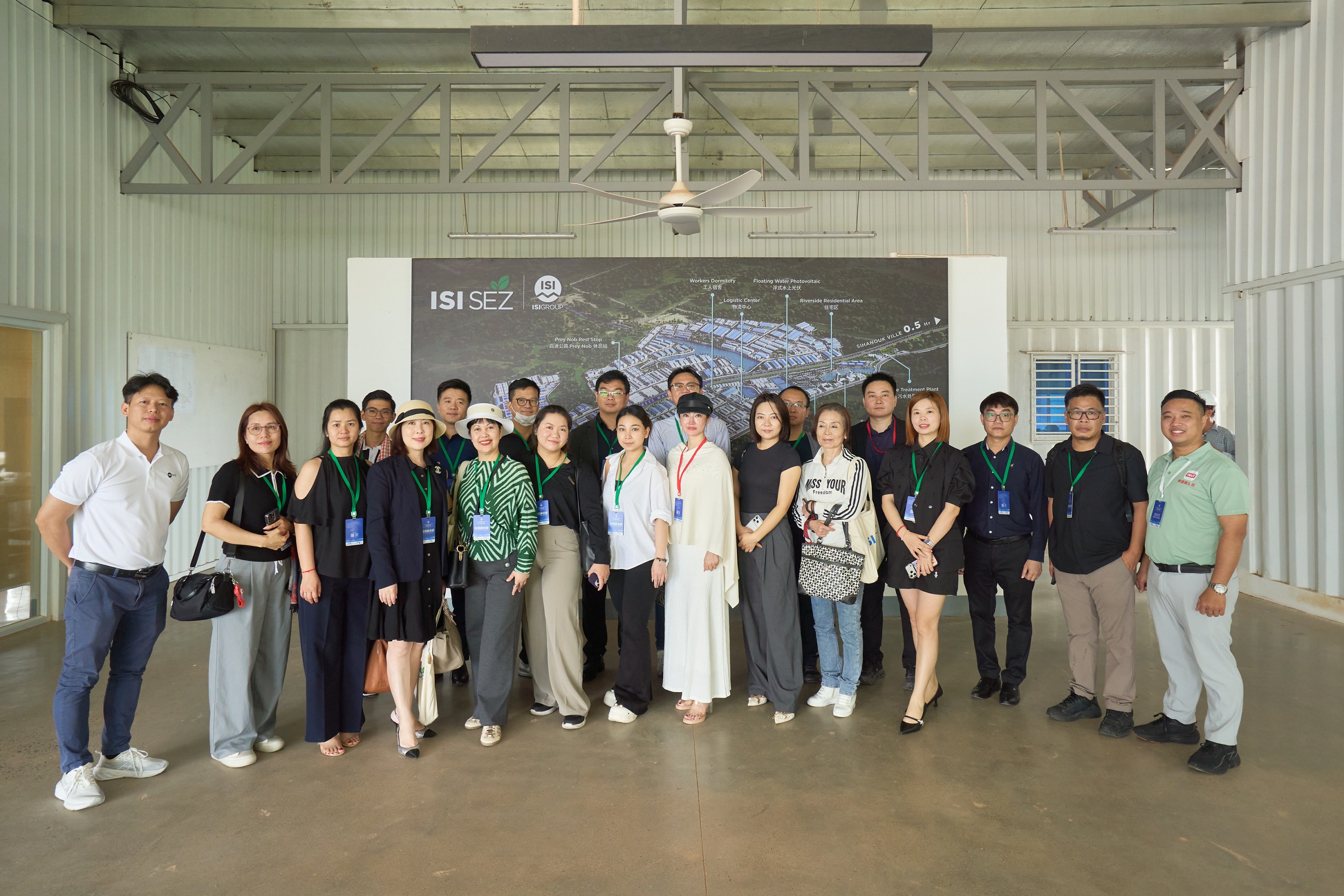 The delegation visited the 830-hectare ISI Special Economic Zone