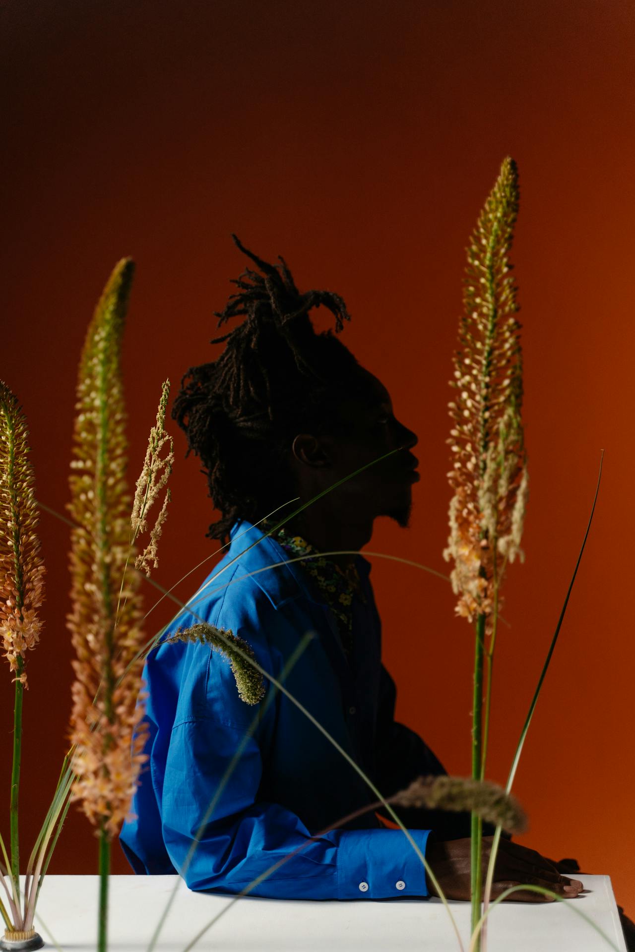 Man with Flowers 3