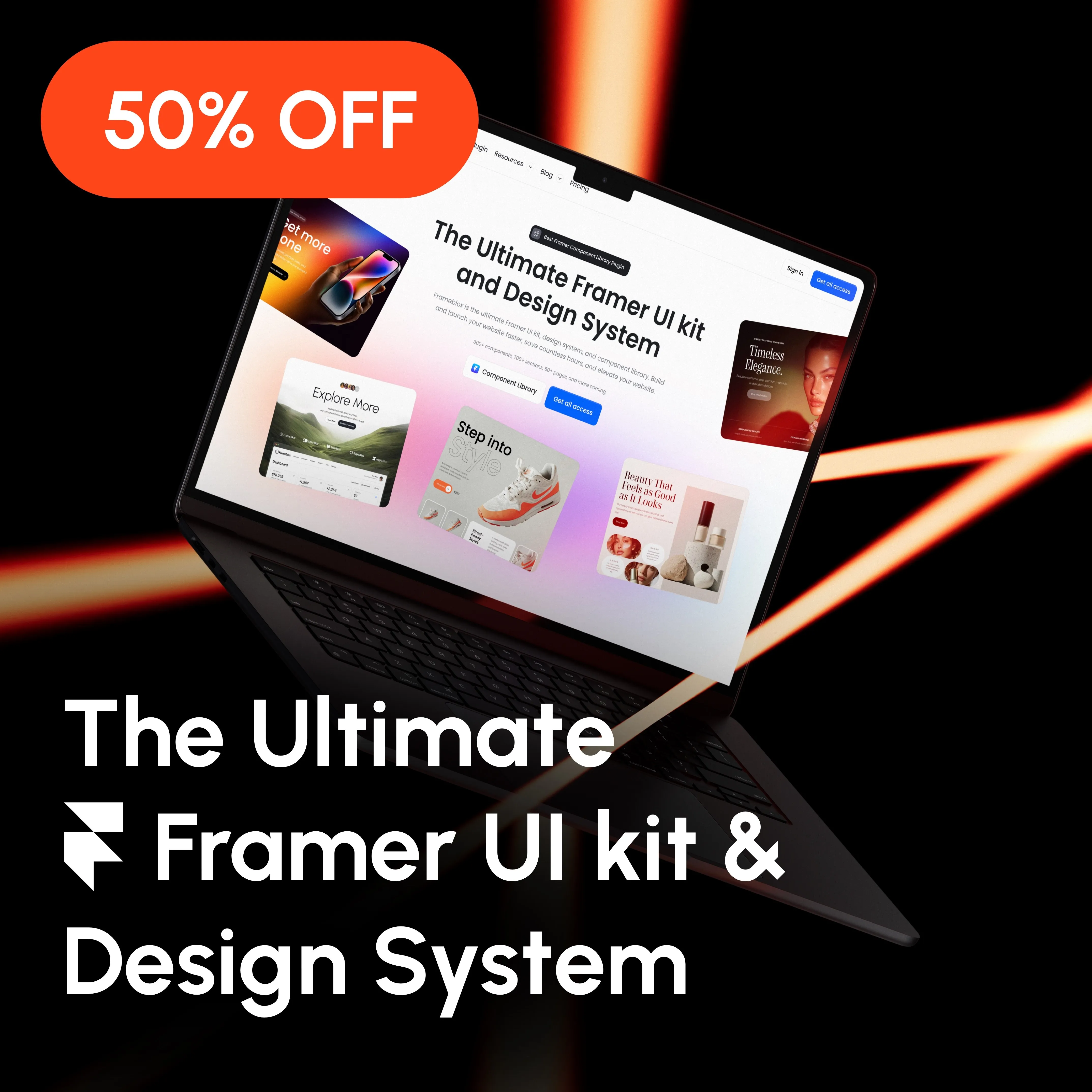 Frameblox Black Friday Sale 50% OFF for Framer