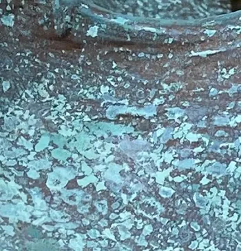 bronze and copper resin finish greeney brown