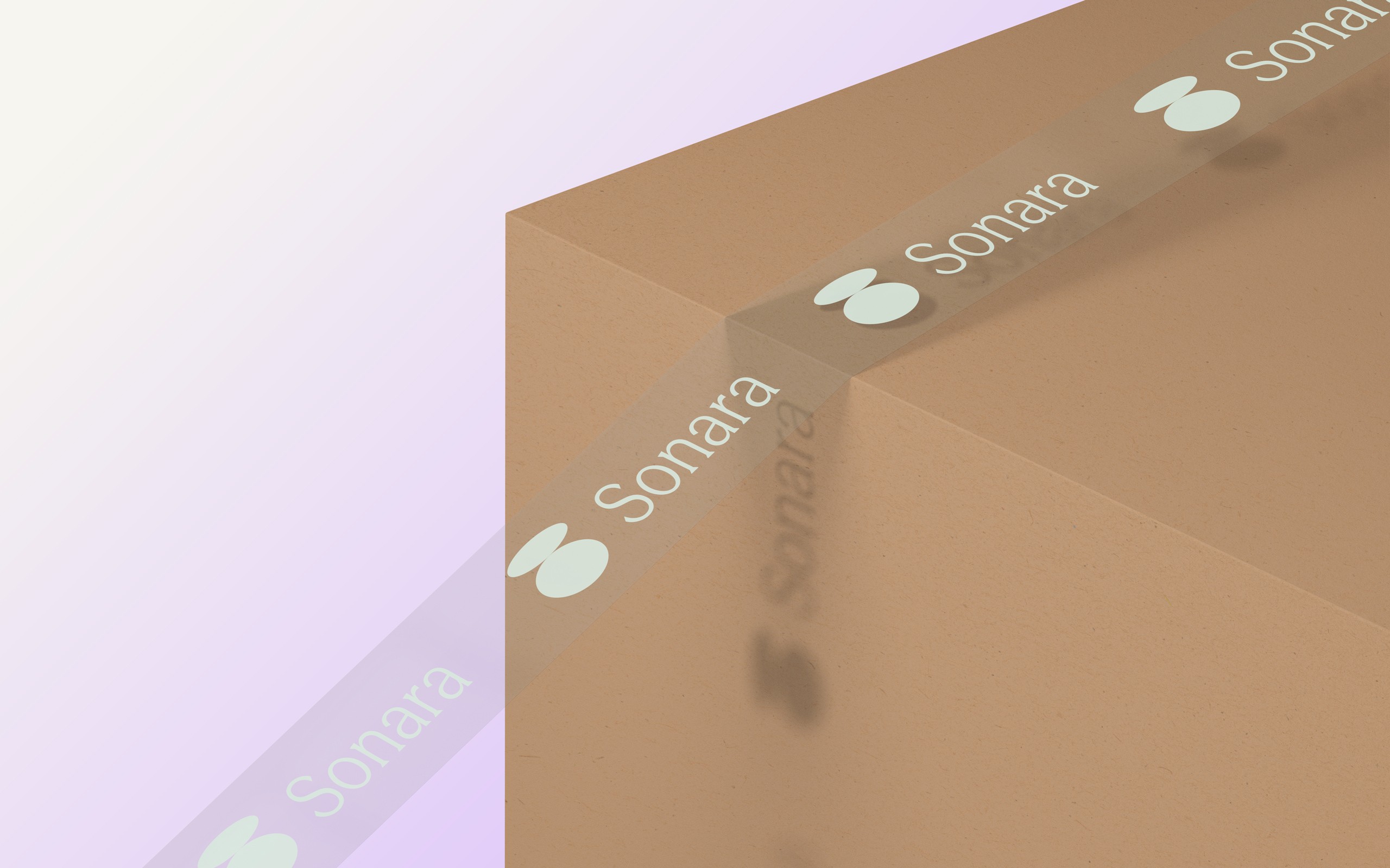 Sonara adhesive tape with carboard box