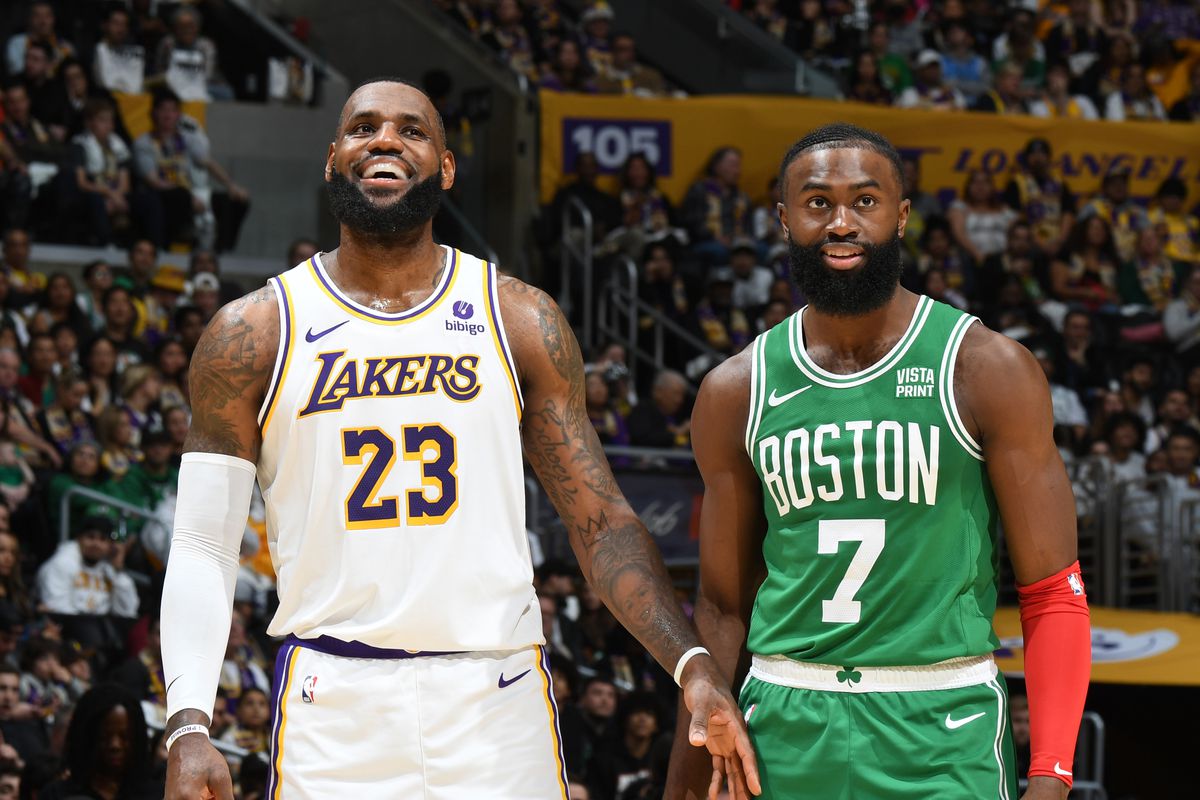 Lakers, Lebron James, Celtics Jaylen Brown