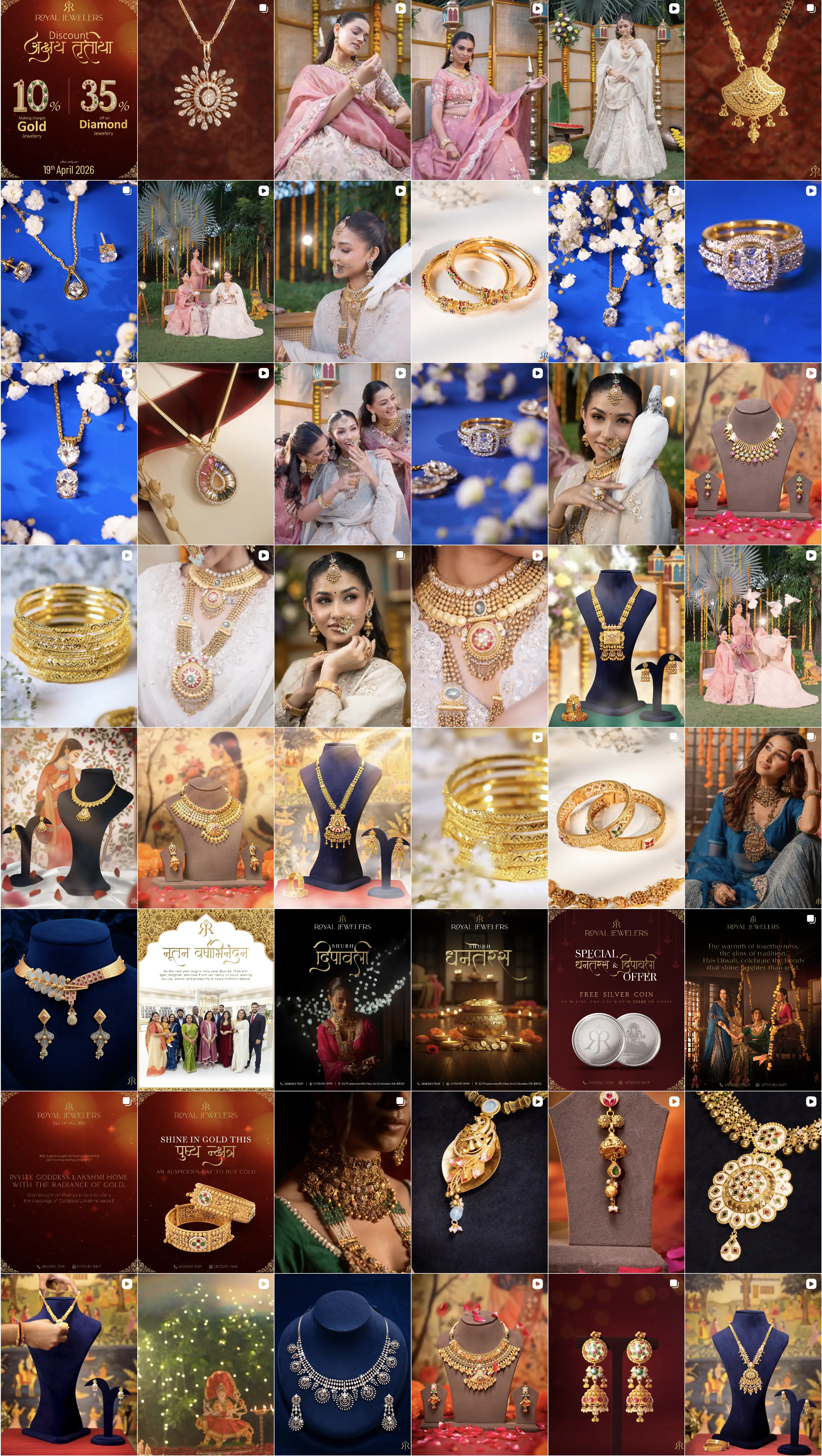 Idea to Edit social media strategy for Royal Jewelers Decatur — brand consistency across platforms