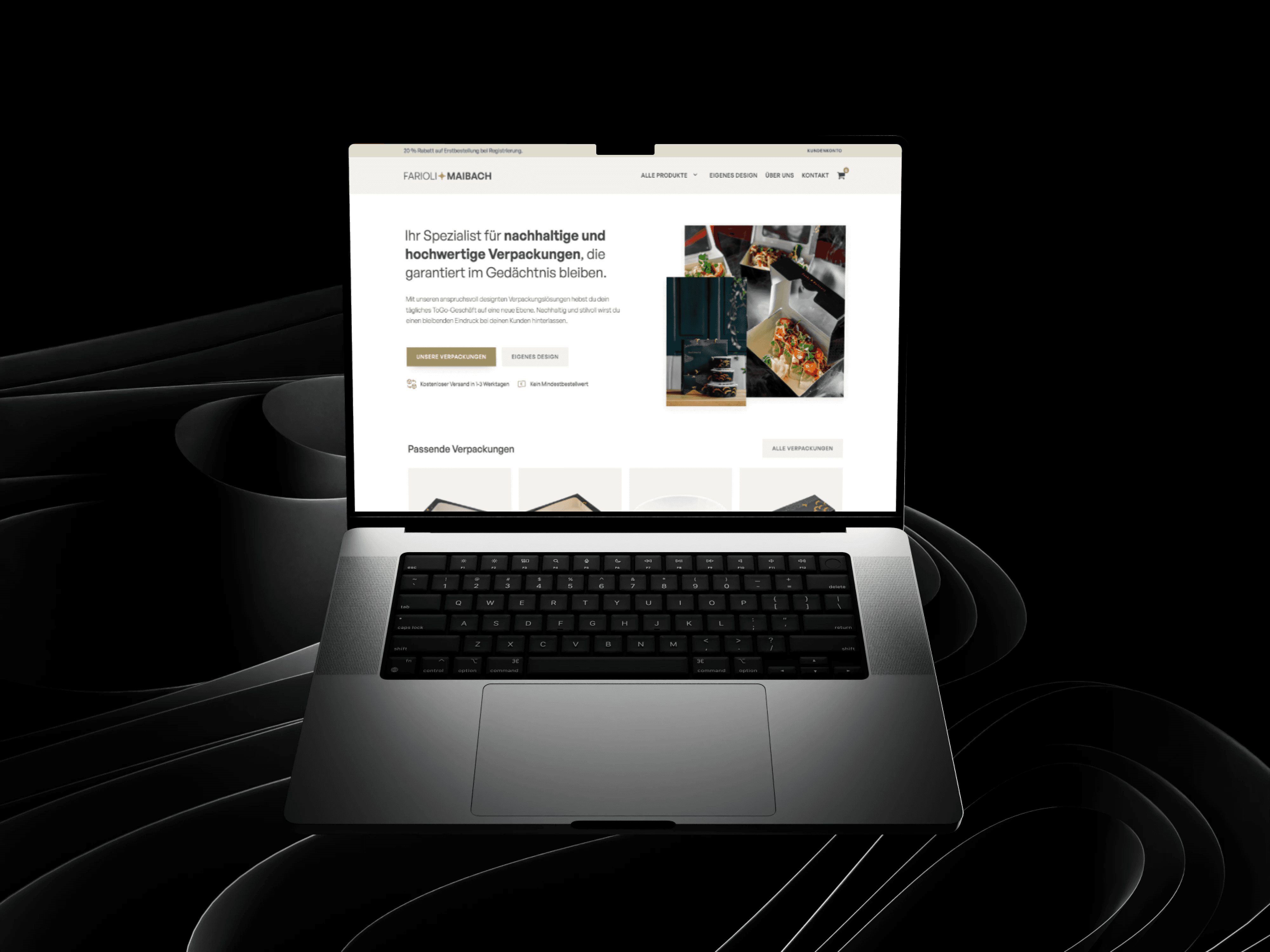 Gewerbepark Haussmann Website — Projektbeispiel