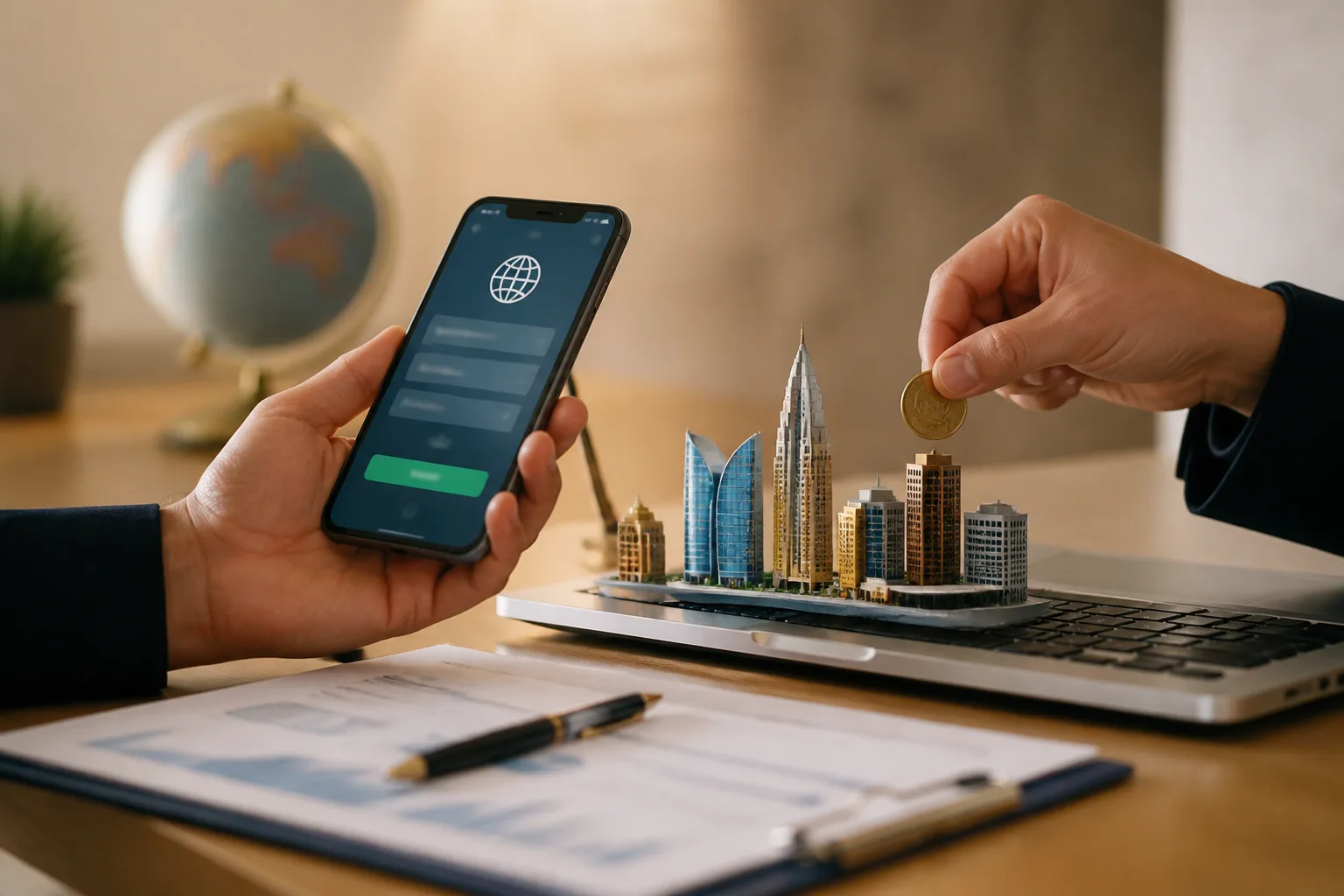 Paying for Dubai Business Setup From a Foreign Account beside a Dubai trade license document