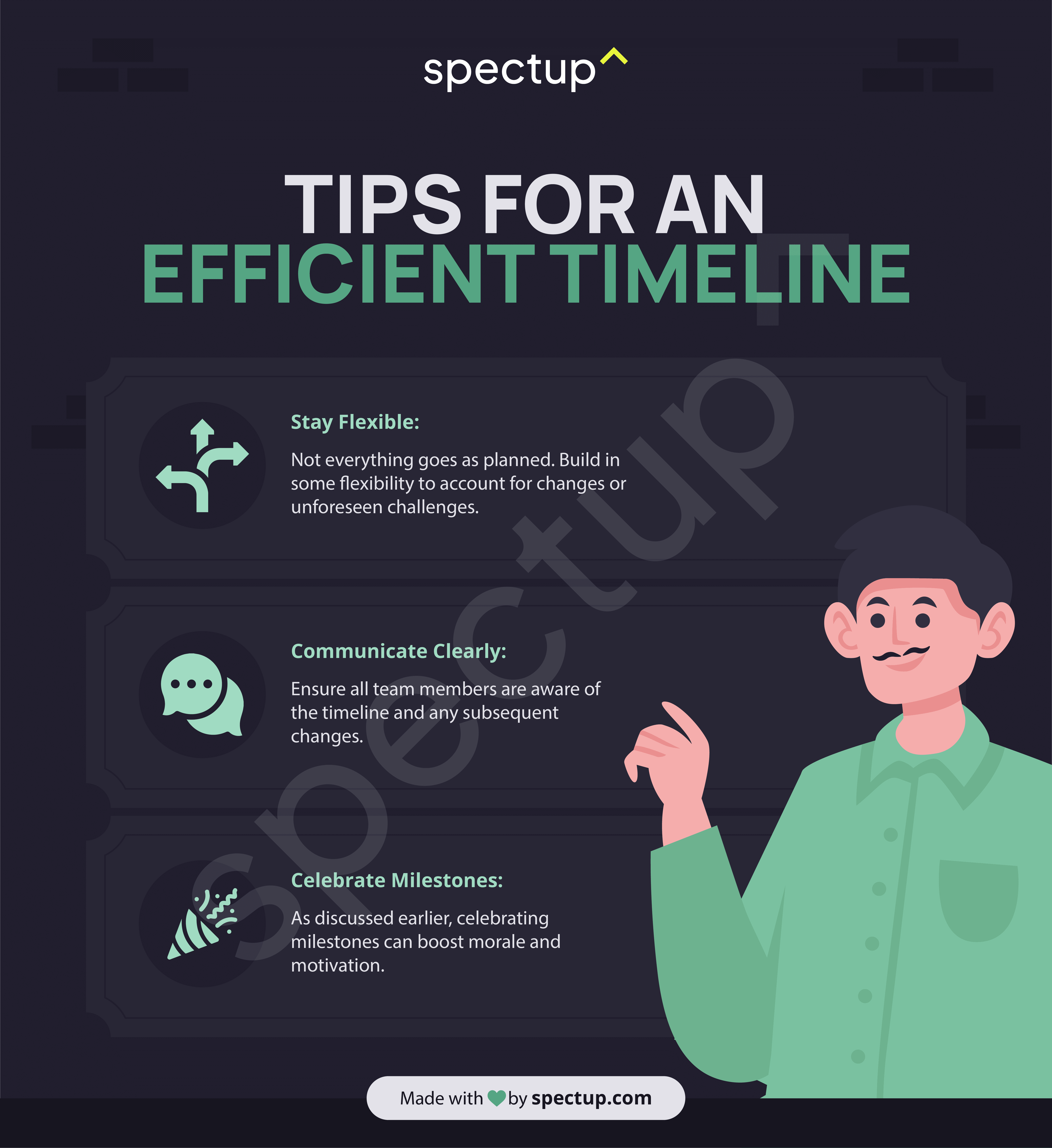 Infographic: Tips for an Efficient Timeline