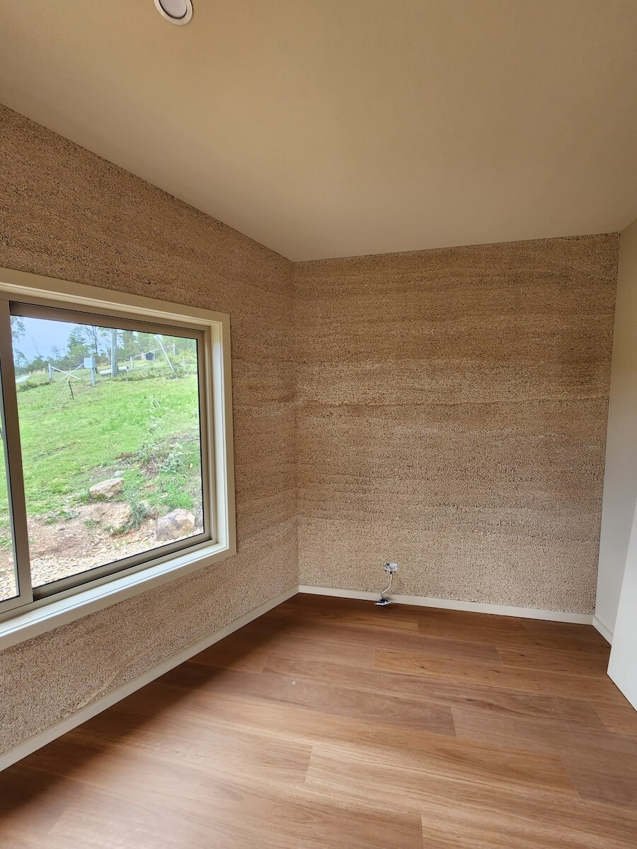 Hempcrete wall internal 1