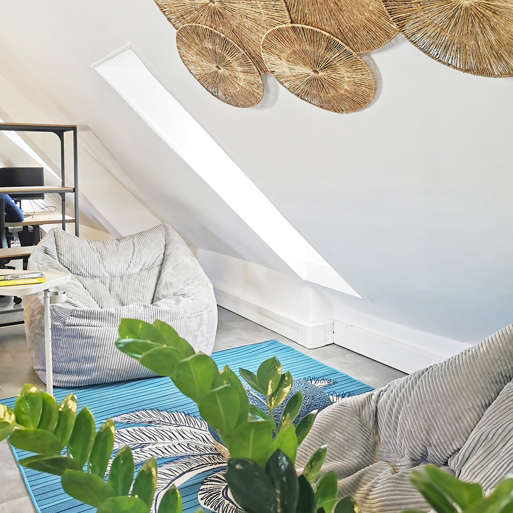 Canapé zone de repos espace de travail