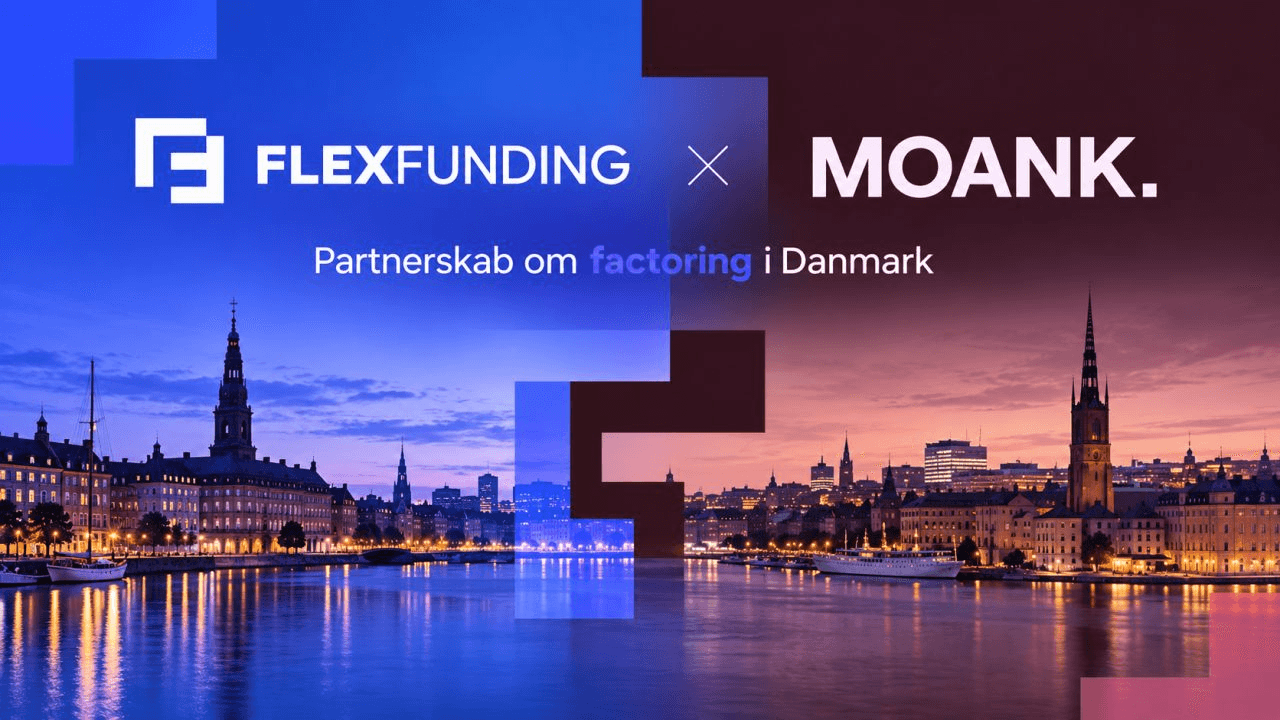 Flex Funding × Moank: partnerskab om fakturakøb i Danmark