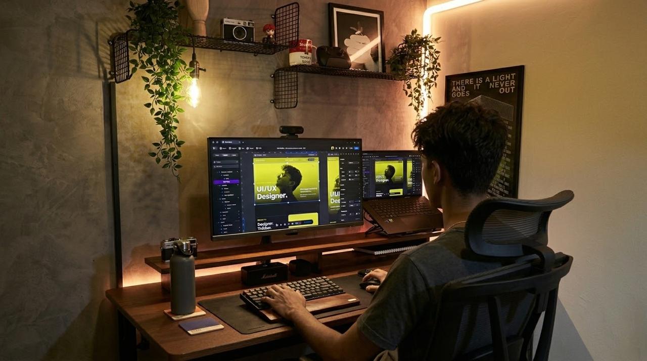 Ai generated image of Jabed Arman, a UI/UX Designer.