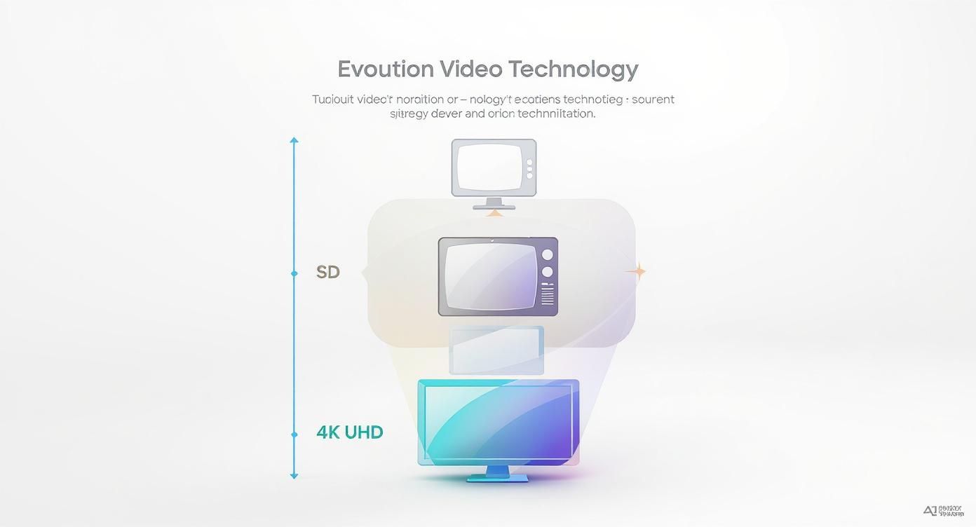 Infographic about what is 4k video resolution