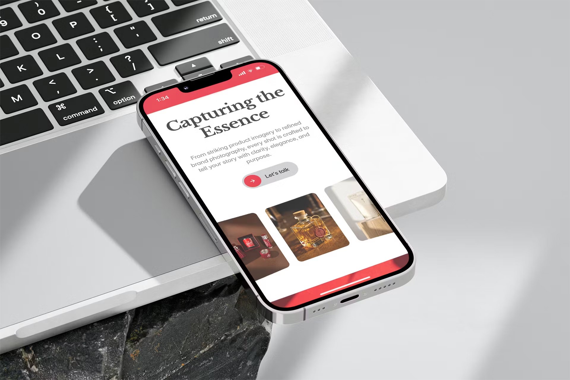 Website on a cell phone