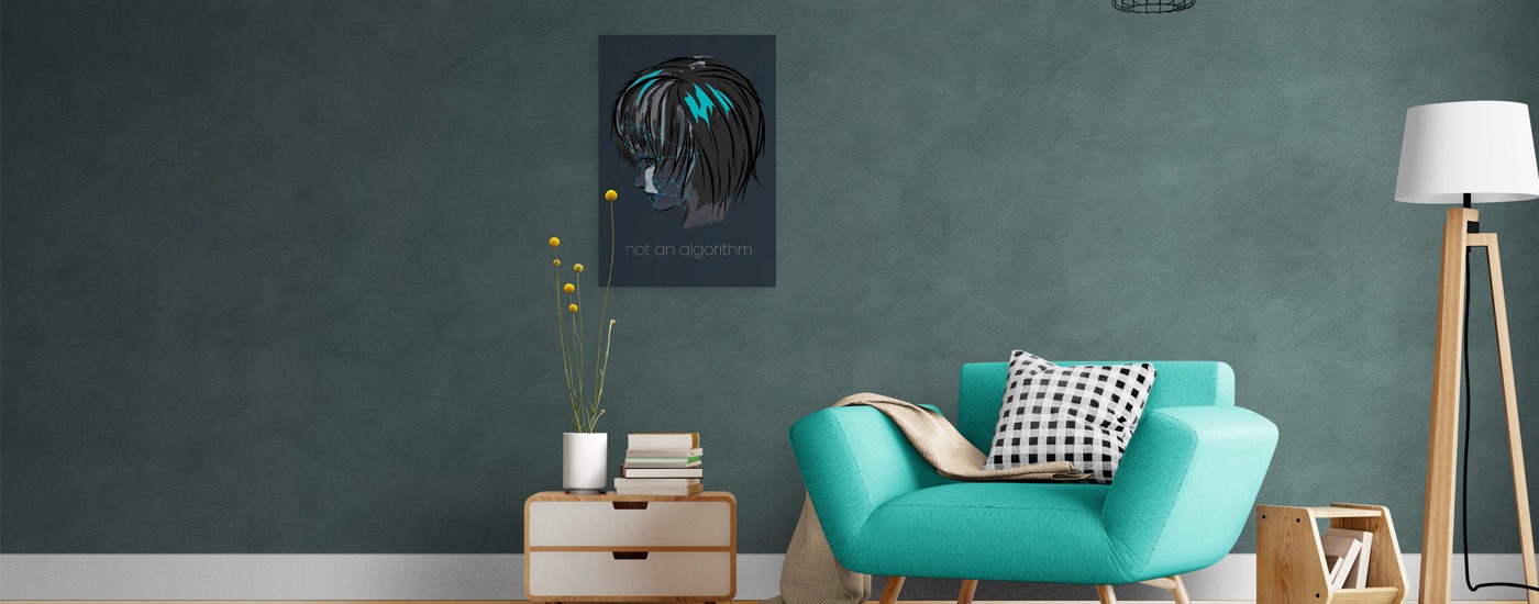 algorithm poster on a wall