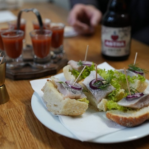 Sample portion at participating snack bar
