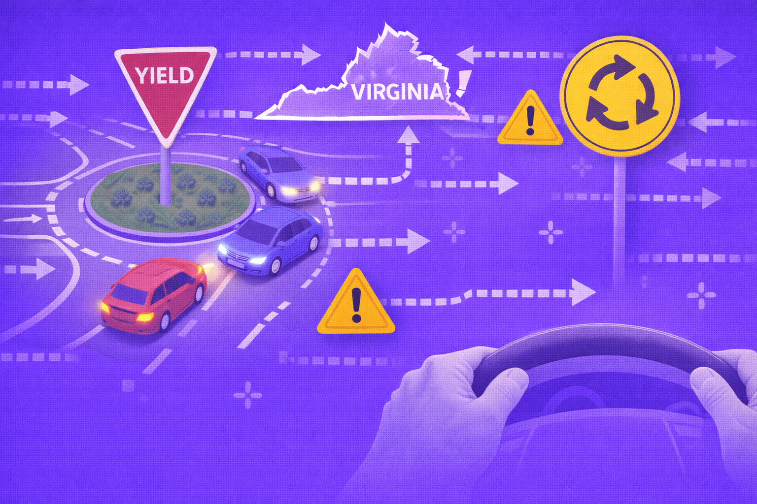 Virginia Roundabout Rules: Right-of-Way, Signals & Common Ticket Mistakes