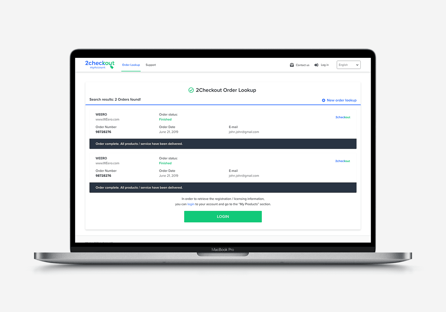 a cell phone on a white block