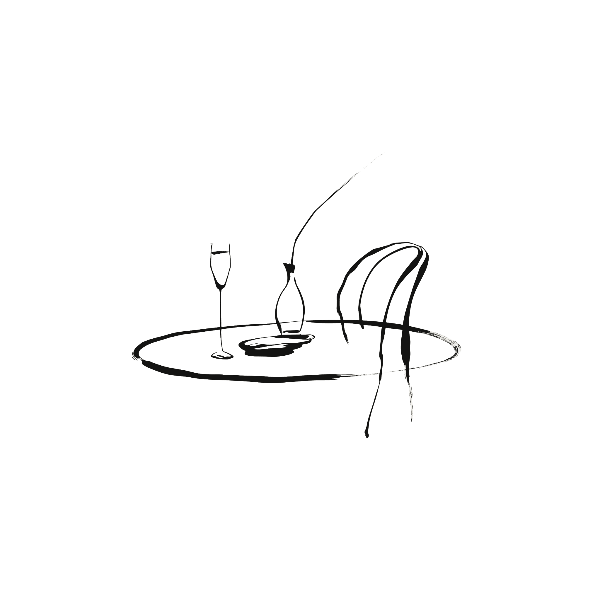 illustration of welcome drinks