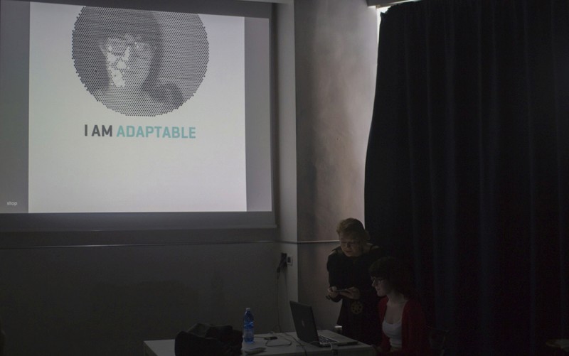 powerpoint powerpoint in a dark room