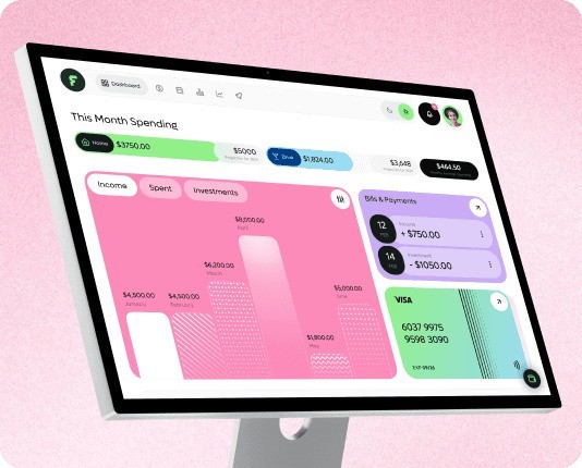 Modern business analytics dashboard Artonest Design