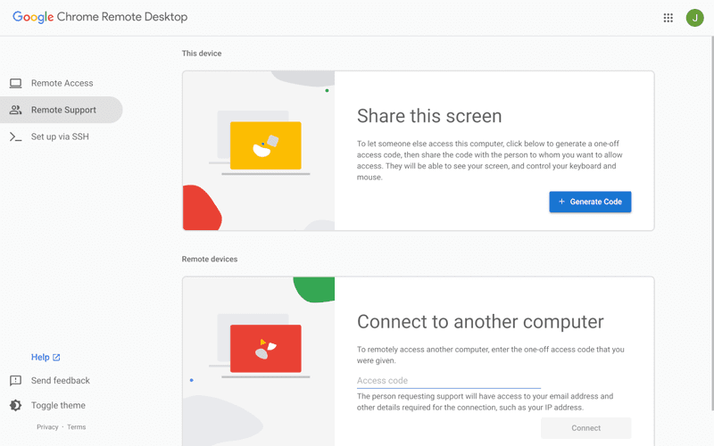 RDP Alternative Chrome Remote Desktop