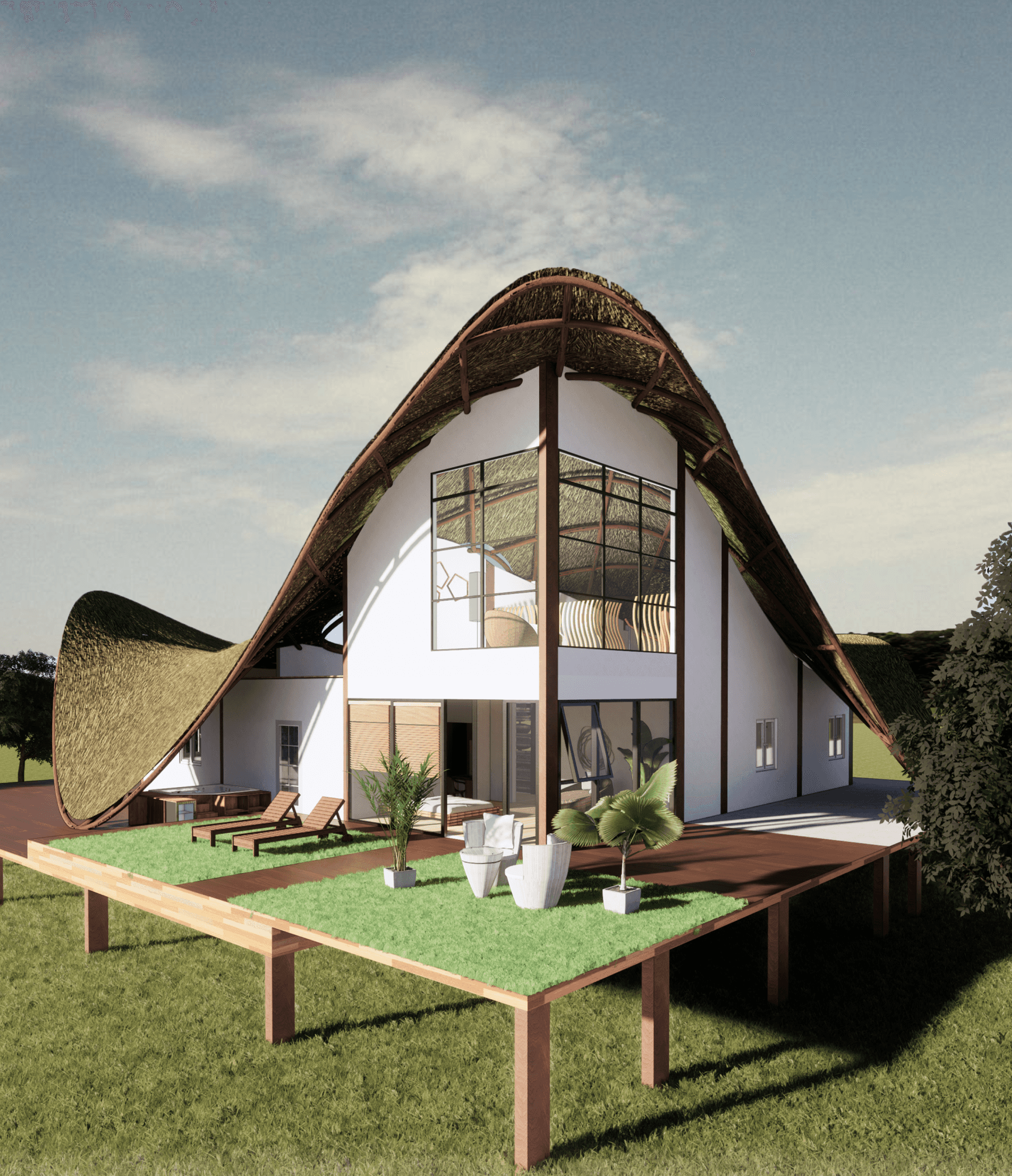 A close-up of a no-entry sign mounted on a pole, with a modern building in the background and clear blue sky.