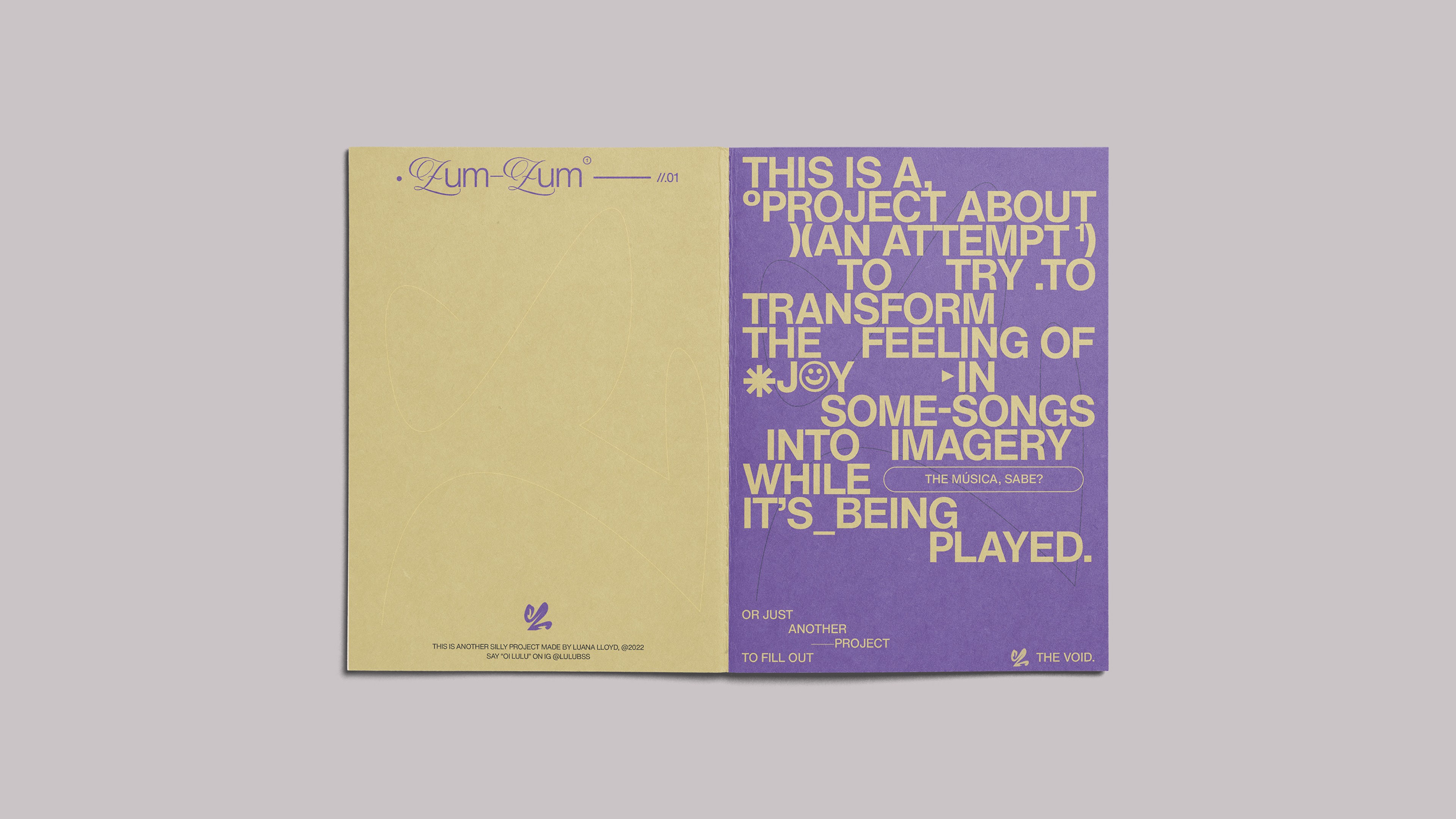 Zum-zum - An attempt (zine) about joy, songs and time