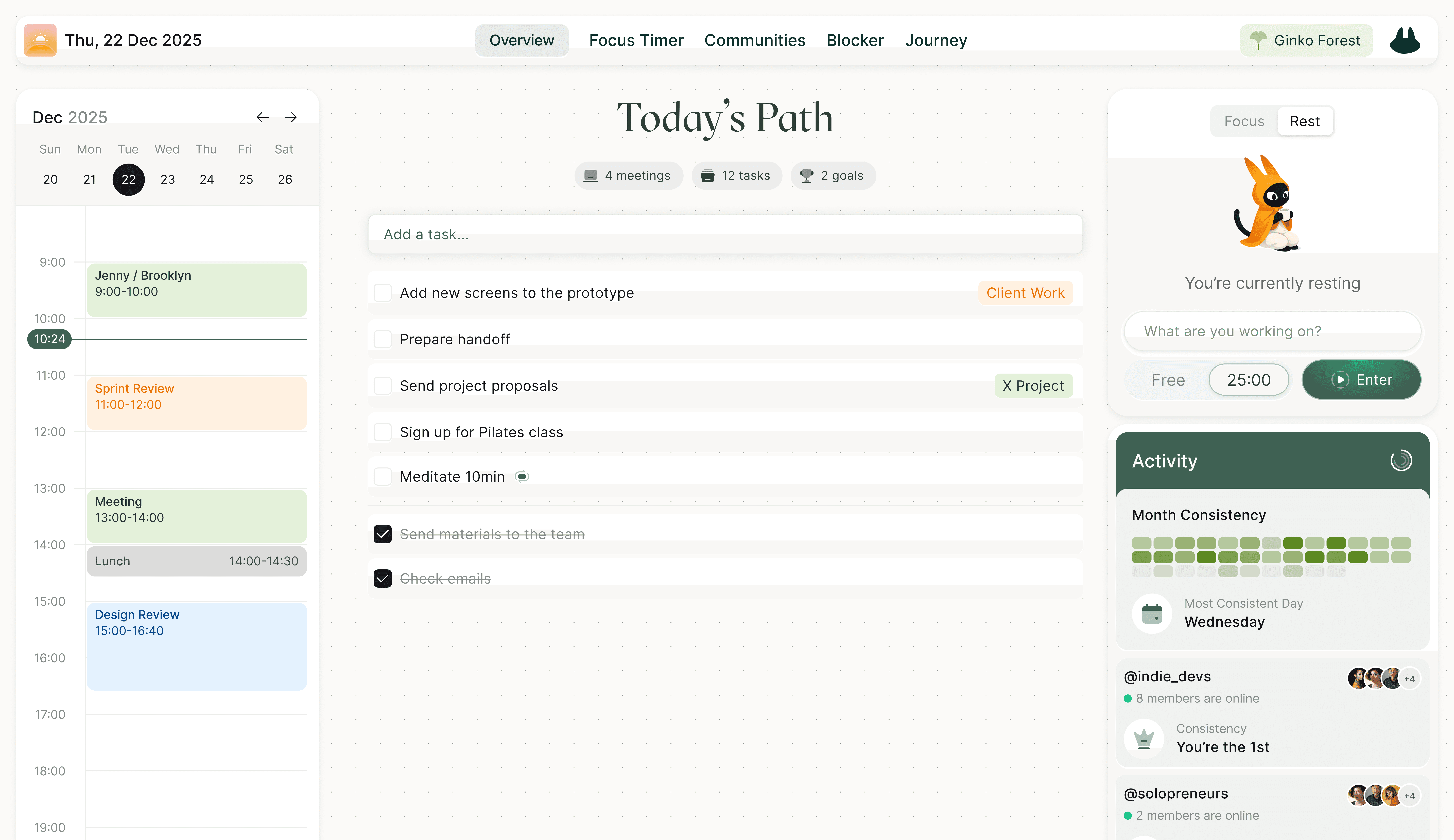 Software user interface