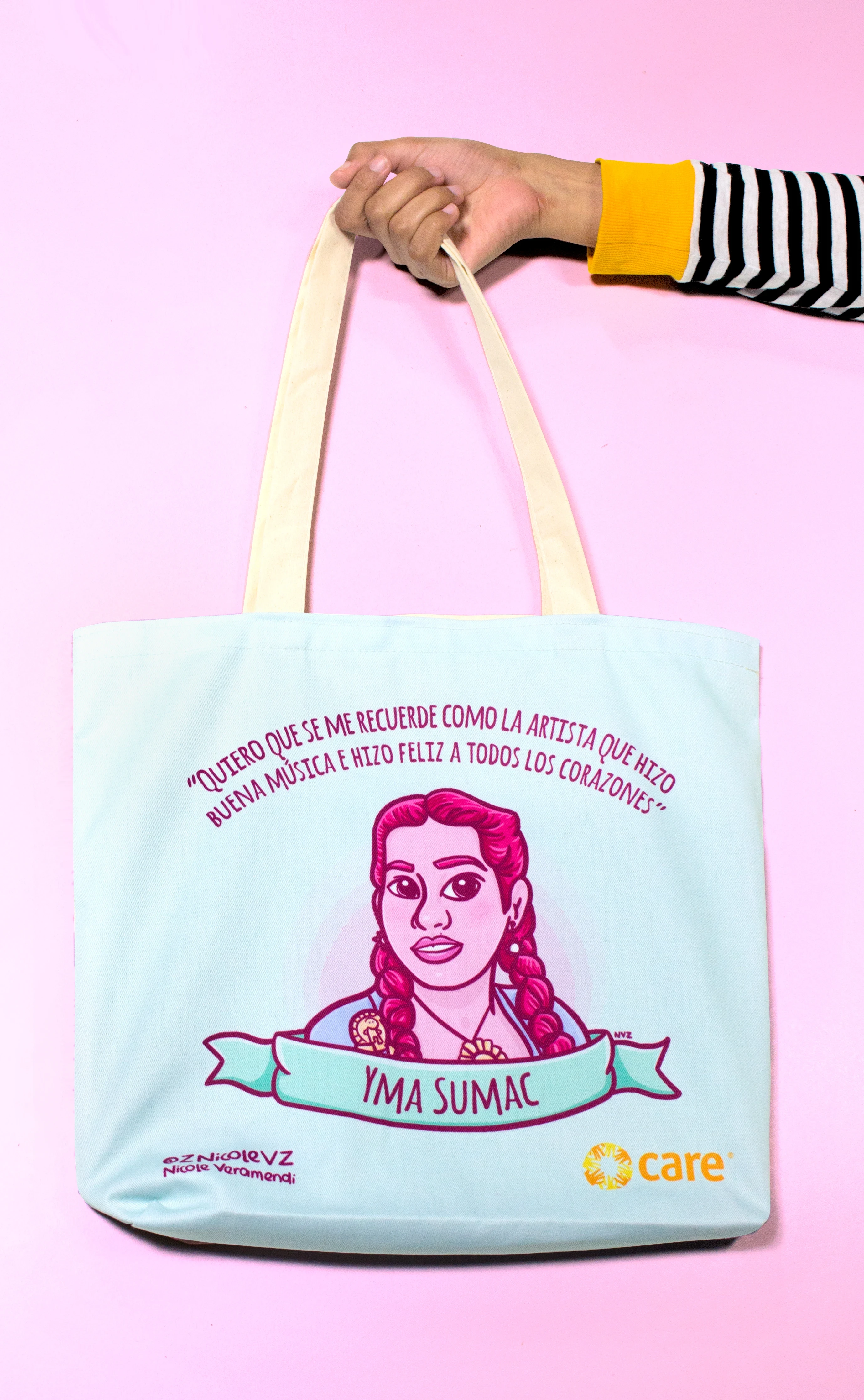 Yma Sumac tote bag