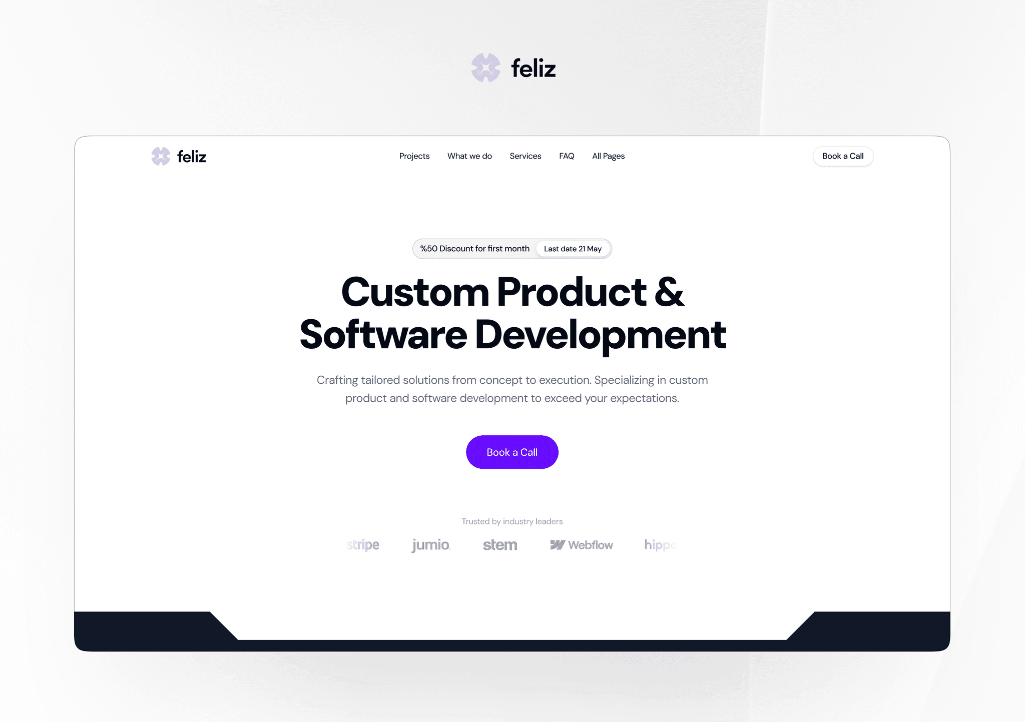 Feliz - Digital Agency Framer Template