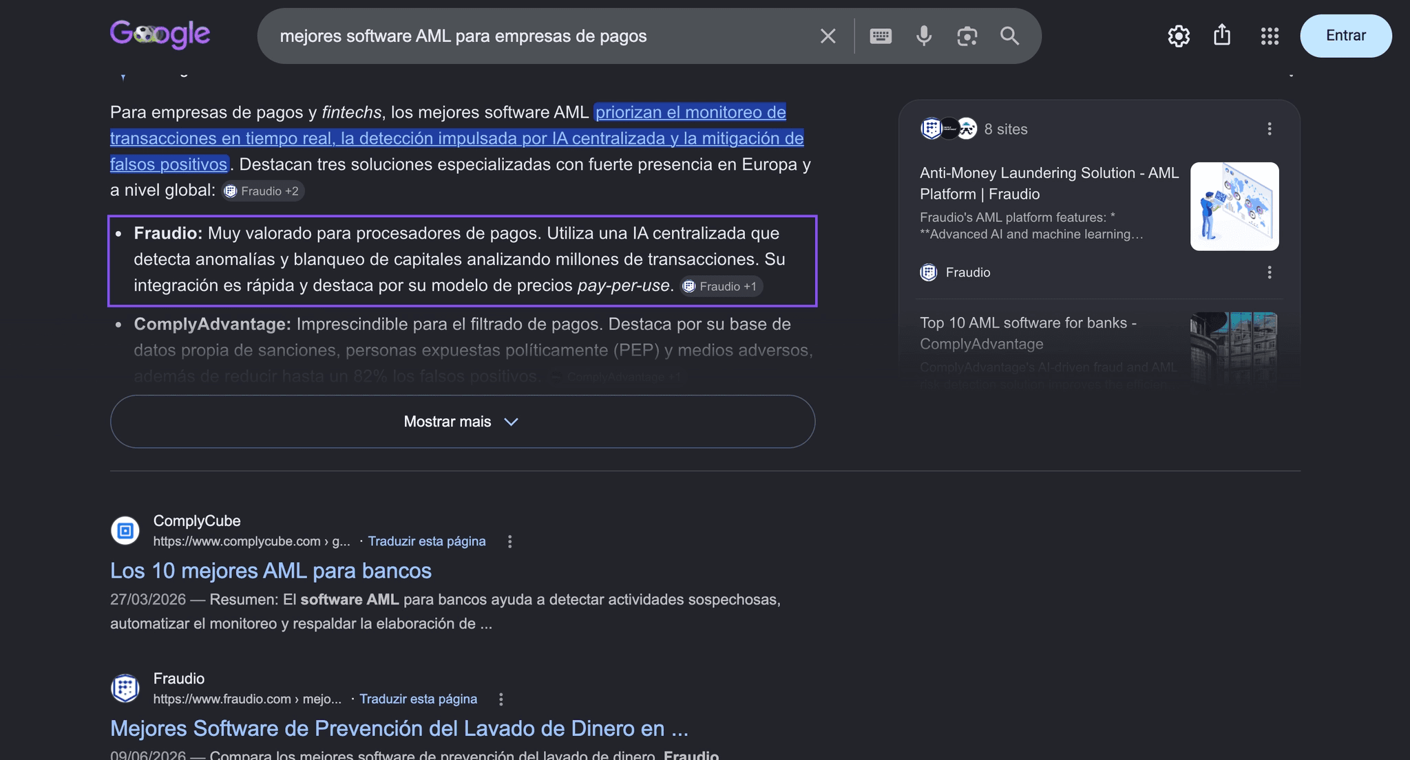 Fraudio case study results