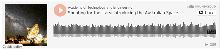 See the podcast Shooting for the stars: introducing the Australian Space Agency >>