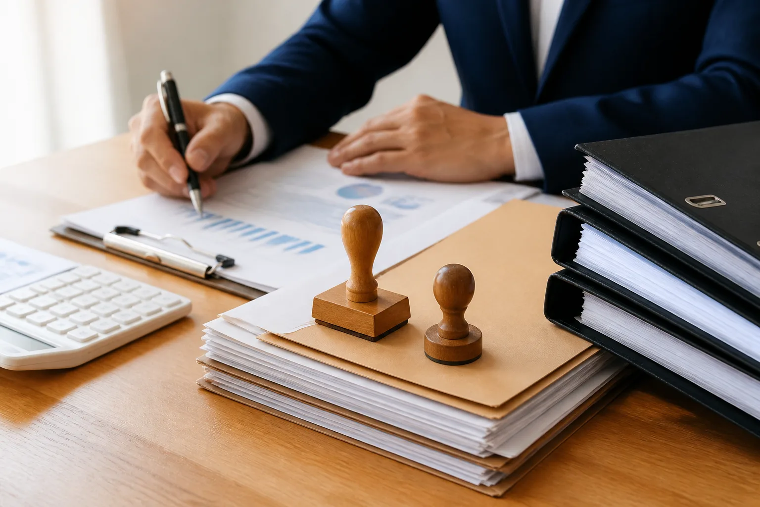 Accounting Firm Setup in Dubai beside a tax filing dashboard and a document checklist