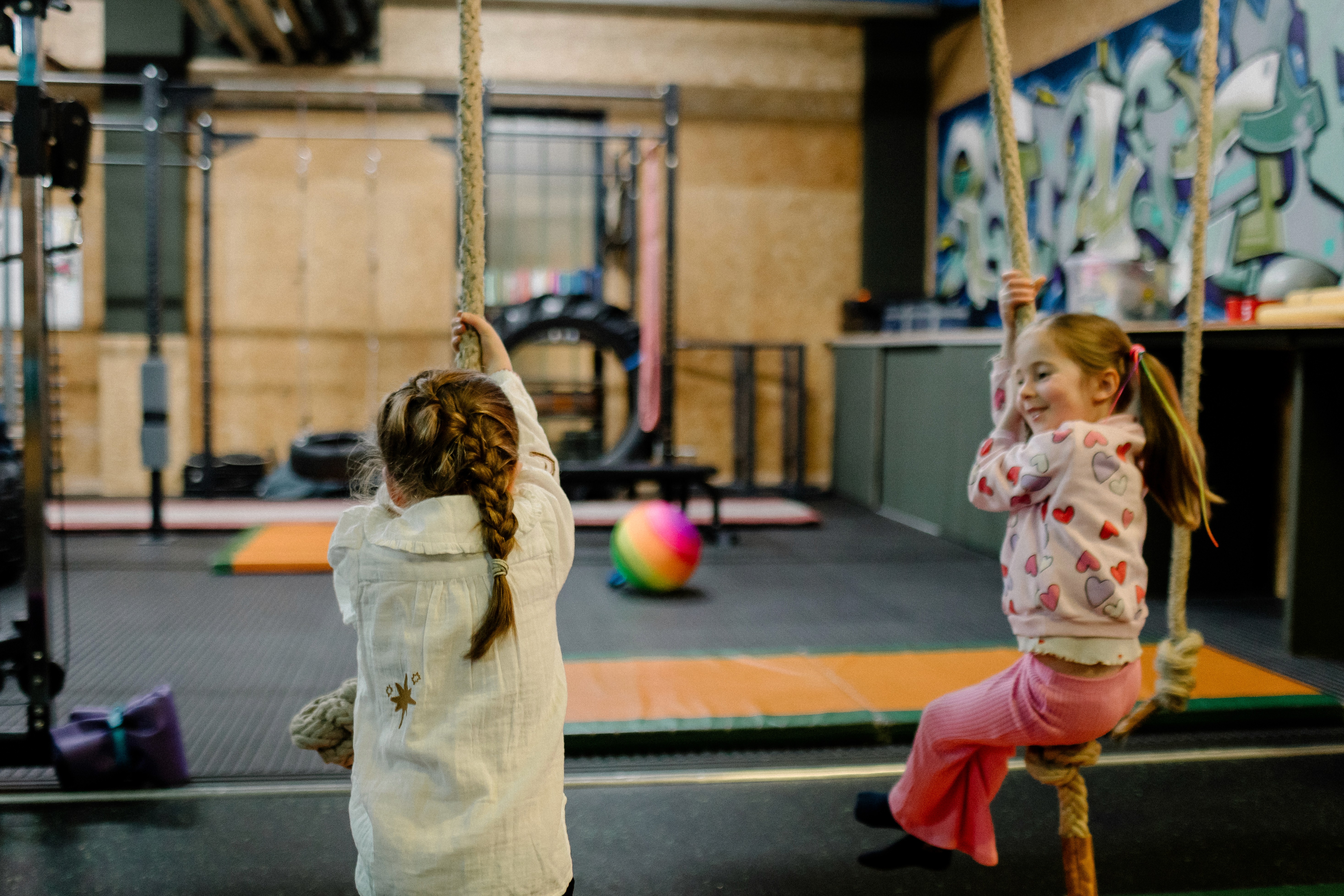 Two men greeting with hand