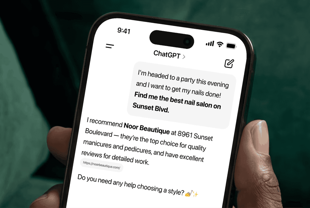 how to get your business recommended by ChatGPT